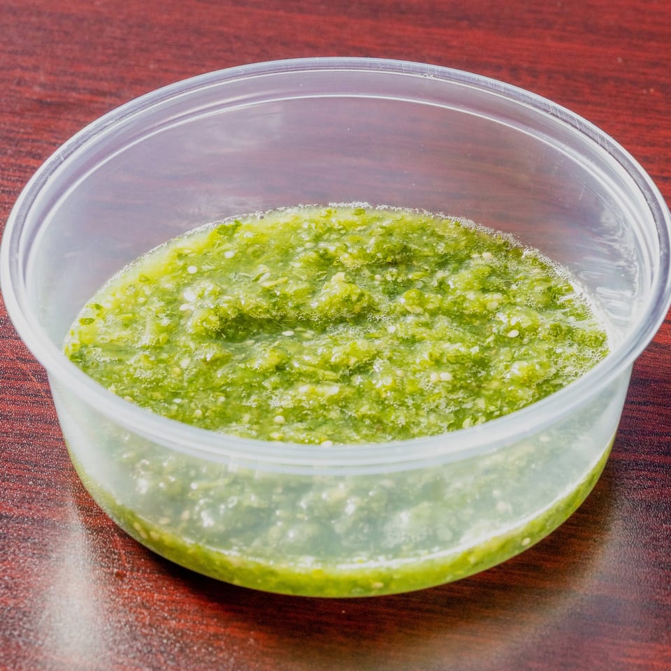 Chimichurri sauce.